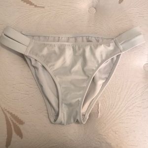 White bikini bottoms